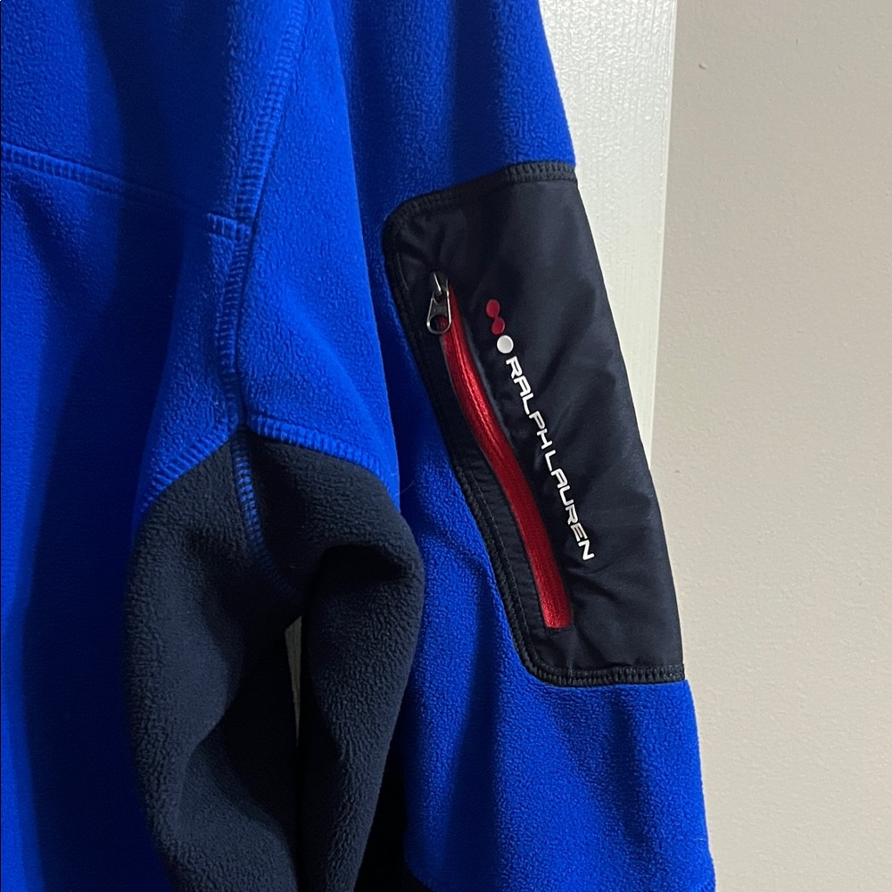Ralph Lauren Blue and Black Fleece with Logo - Picture 2 of 4